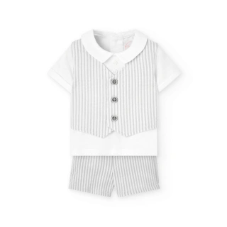 Комплект (футболка+жилетка+шорты) Boboli 751159-n